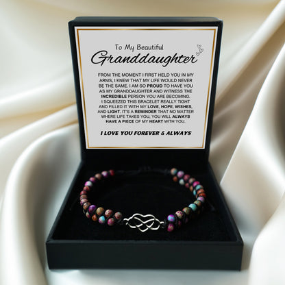 To My Granddaughter - Eternal Love Bracelet Gift Set