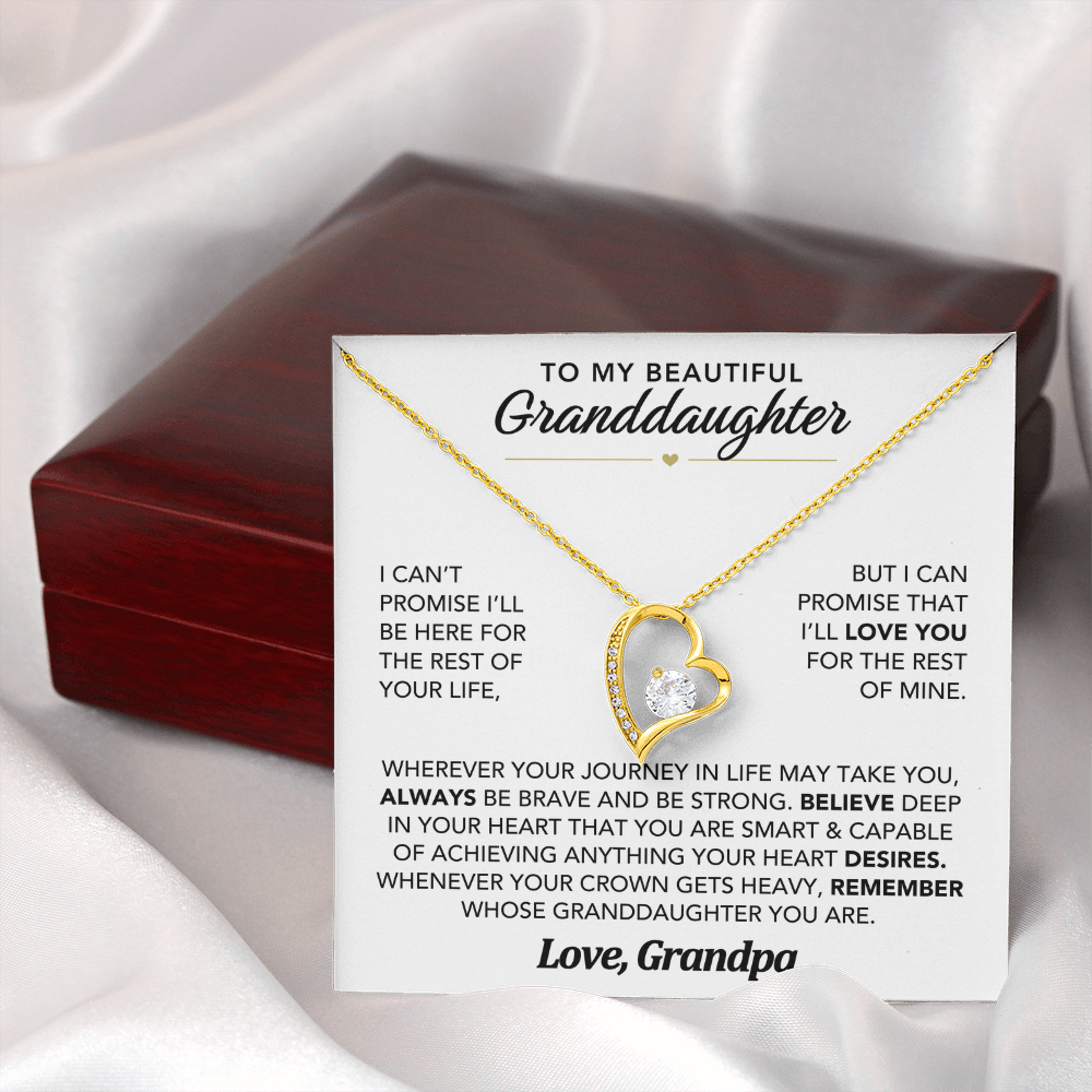 Forever Close  – Heart Necklace for Granddaughter