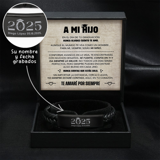 Set de regalo personalizado para hijo – Recuerdo de graduación