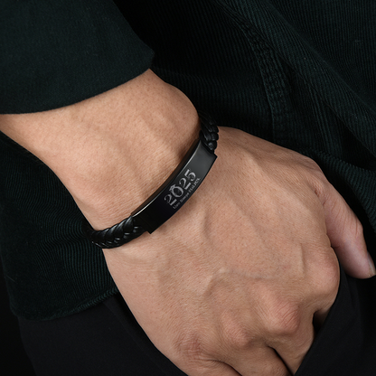 To My Son – Personalized Graduation Keepsake Bracelet