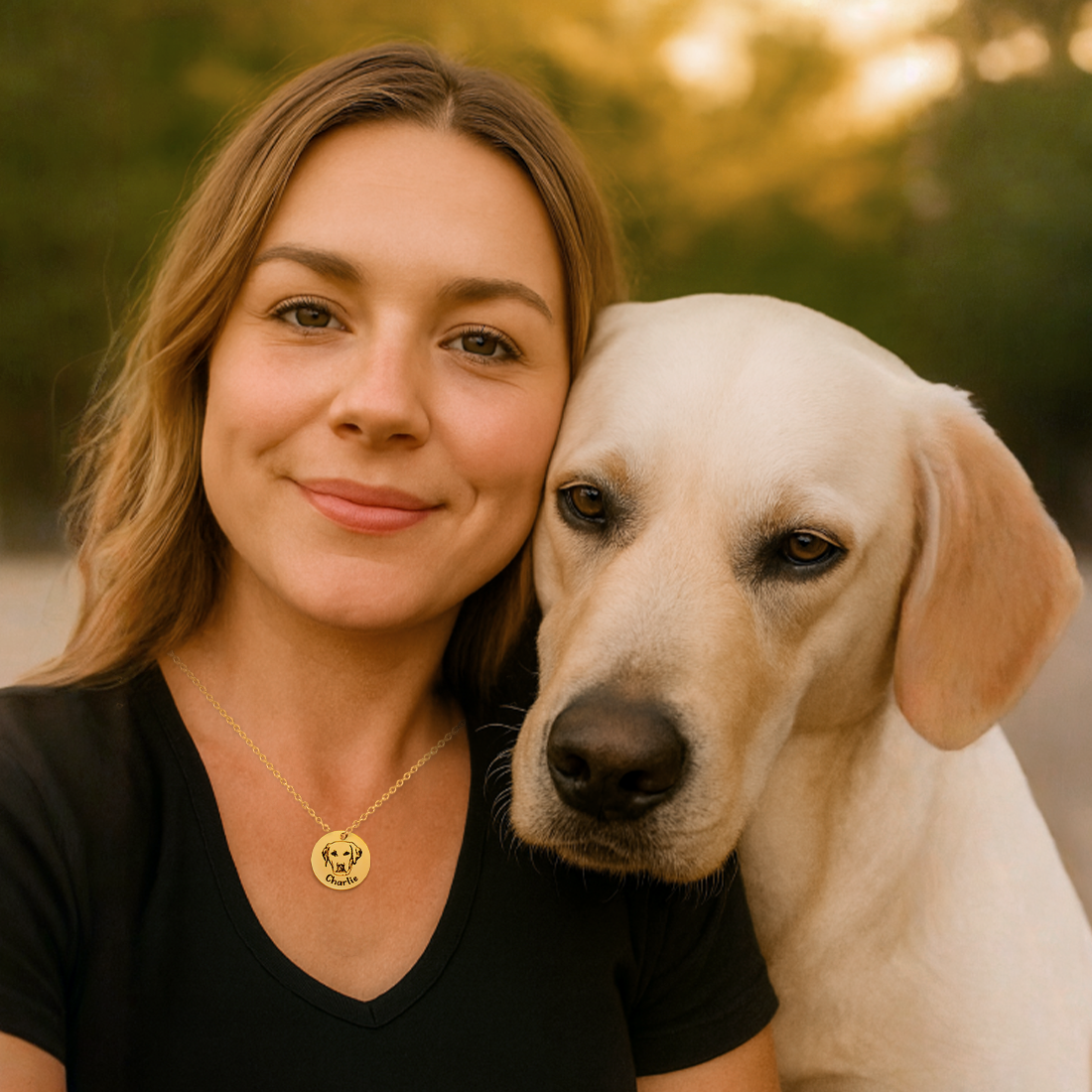 Pawprints on My Heart – Pet Remembrance Necklace