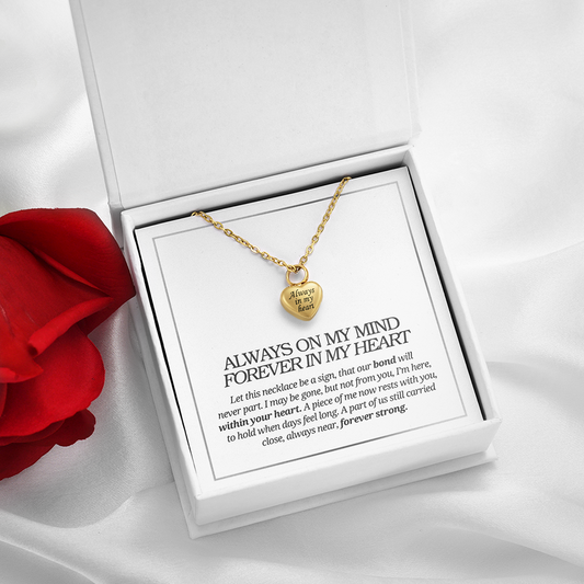 Always in My Heart – Urn Necklace