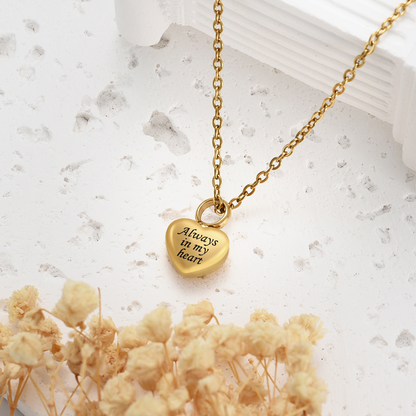 Always in My Heart – Urn Necklace