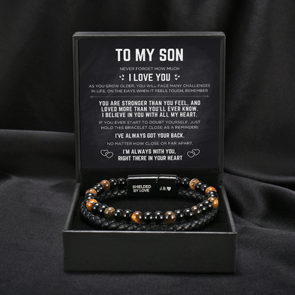 The Guardian - Son's Tiger Eye Protection Bracelet