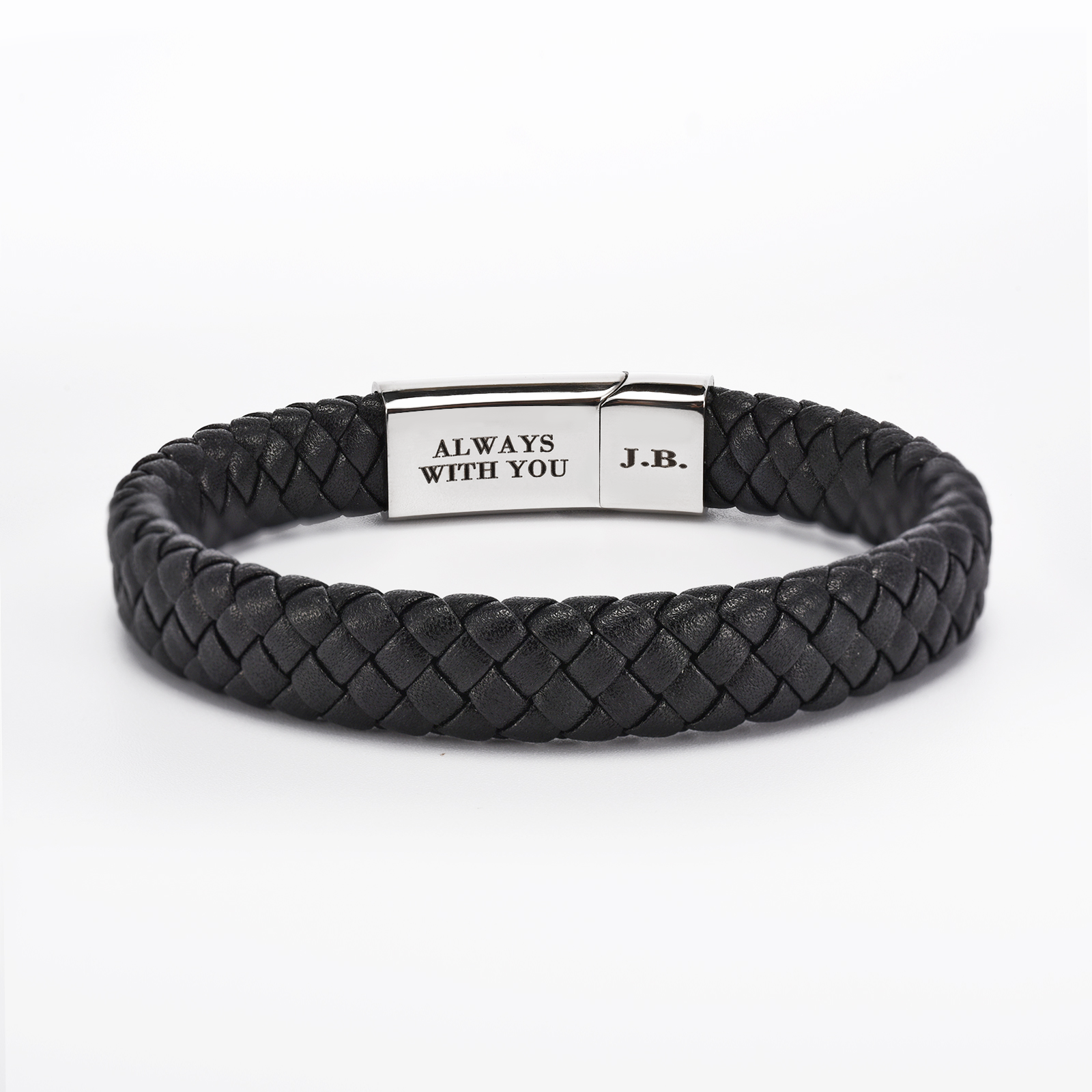 Strength Within - Personalisiertes Lederarmband für den Sohn