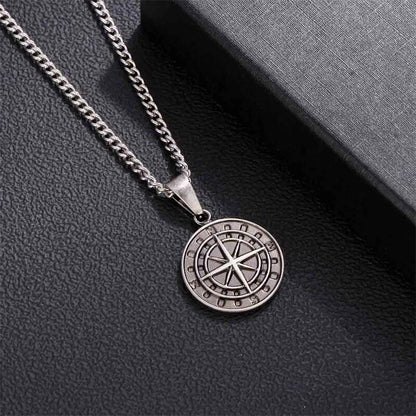 For My Son - Personalized Compass Necklace Gift Set