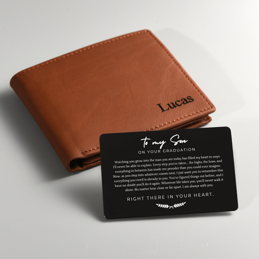 Always With You – Personalized Graduation Wallet and Card