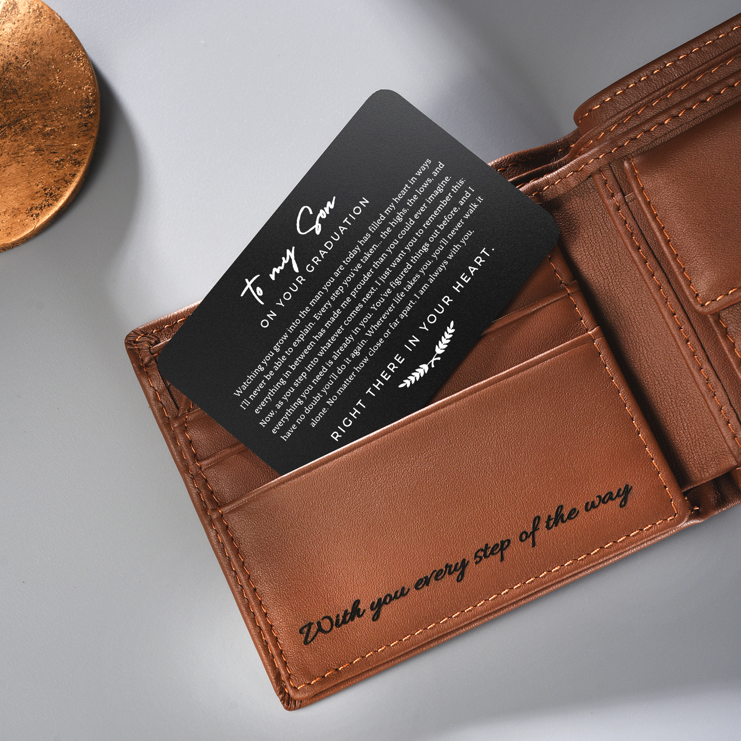 Always With You – Personalized Graduation Wallet and Card