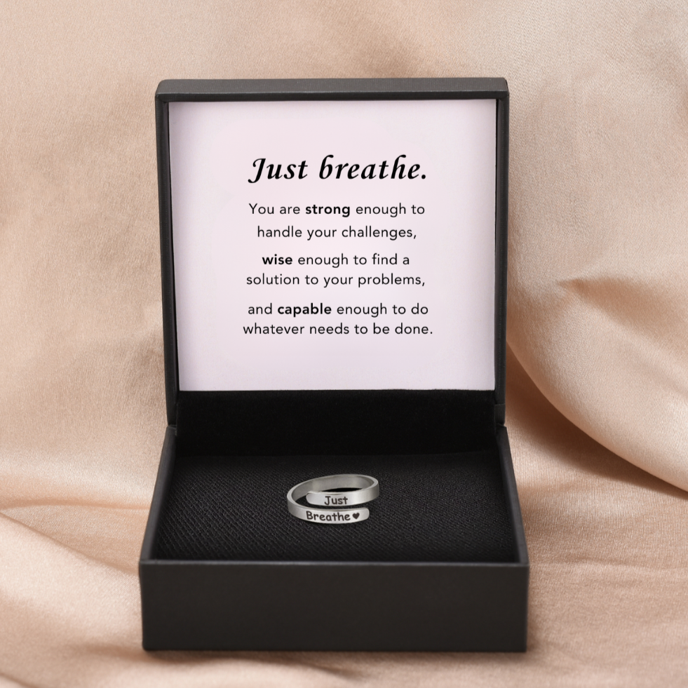 "Just Breathe" - Daughter's Support Ring