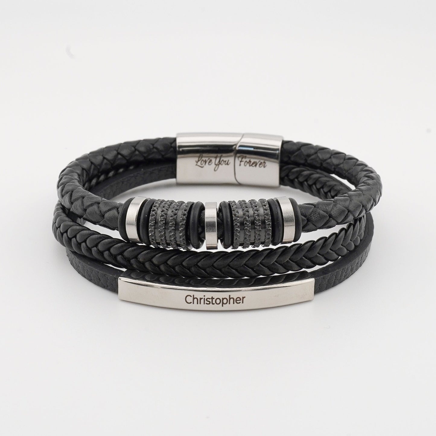 Son's Pride & Love Triple Stack Bracelet