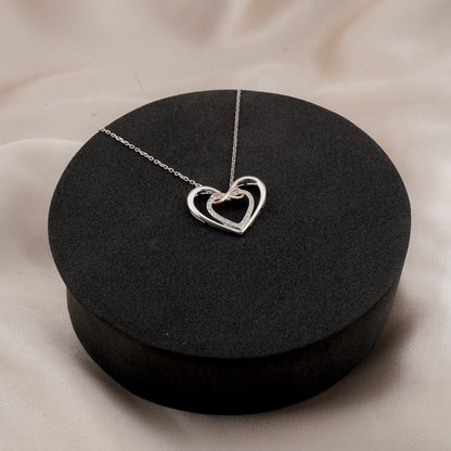 Heart linked Necklace and LED Luxury Box