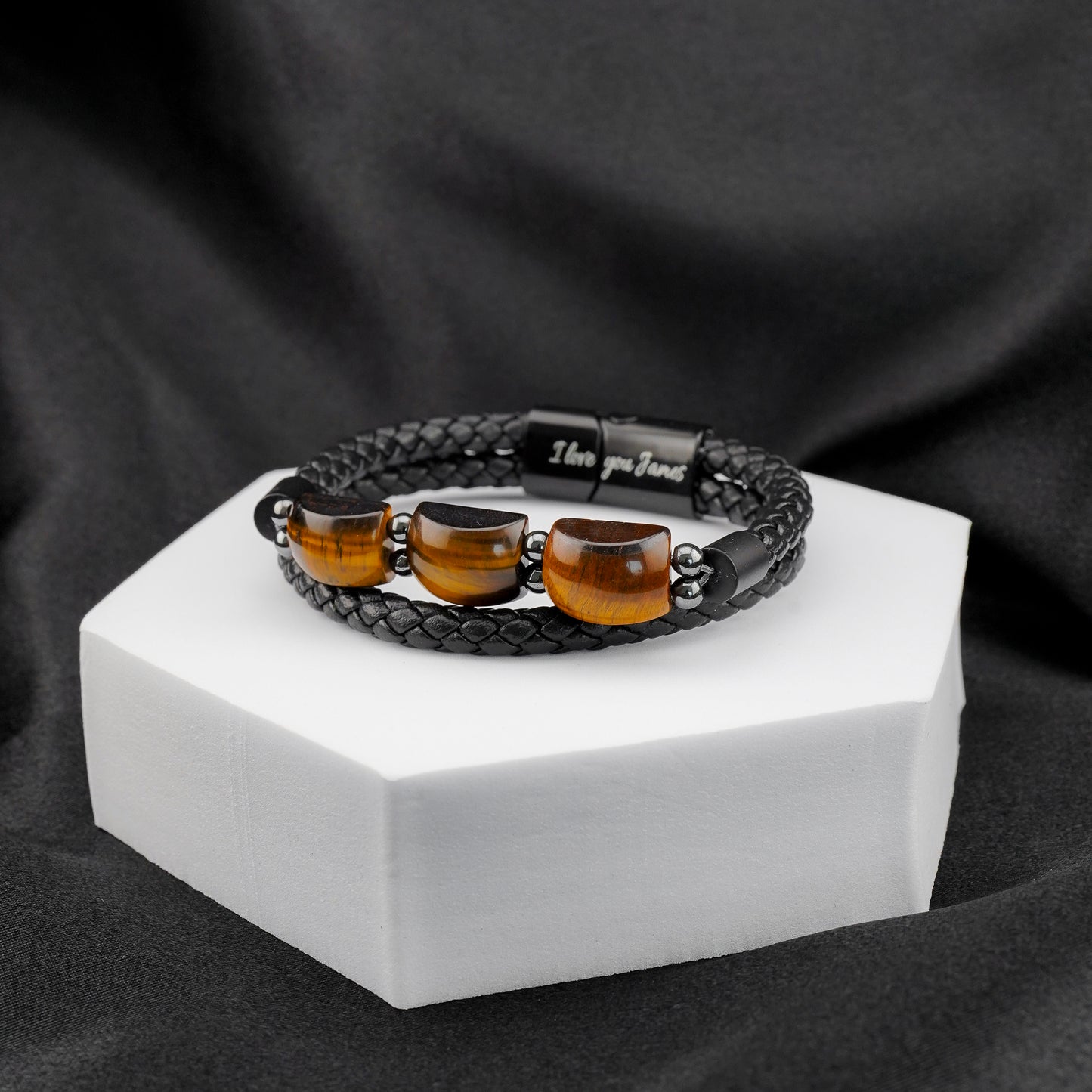 Son's Tiger Eye Stone Guardian Bracelet