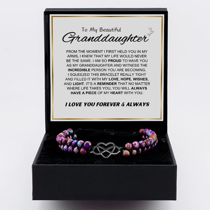 To My Granddaughter - Eternal Love Bracelet Gift Set