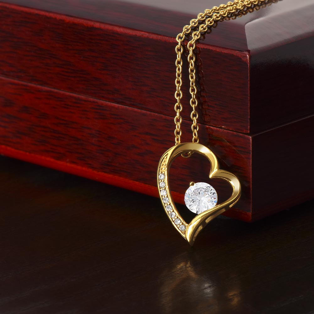 To My Granddaughter - Eternal Love Necklace with Luxury LED Box