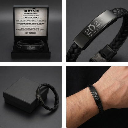 Coffret cadeau personnalisé pour la remise des diplômes de son fils