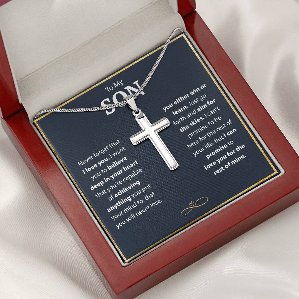 Mother And Son Gift - Artisan Cross Necklace Wedding Gifts, Gift For S –  nuprintz