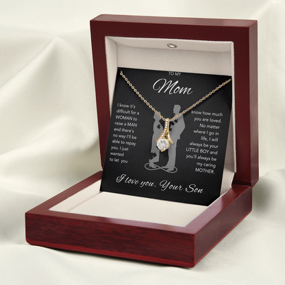 "To My Mom" Forever Love Necklace from Son