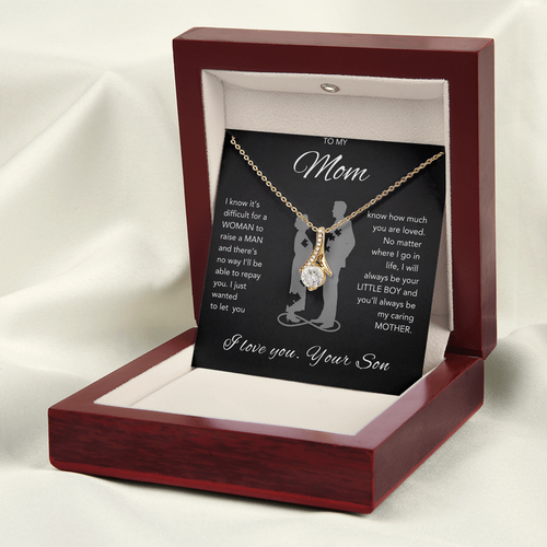 "To My Mom" Forever Love Necklace from Son