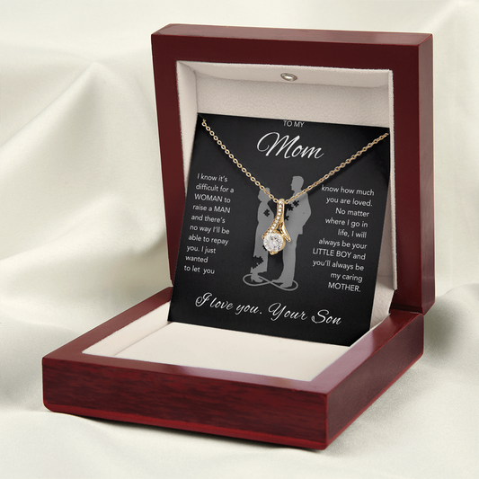 "To My Mom" Forever Love Necklace from Son