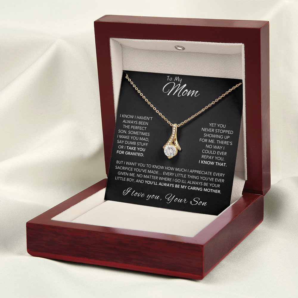 "To My Mom" Forever Love Necklace from Son