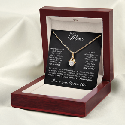 "To My Mom" Forever Love Necklace from Son