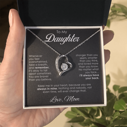 "To My Daughter" – Forever Love Heart Necklace