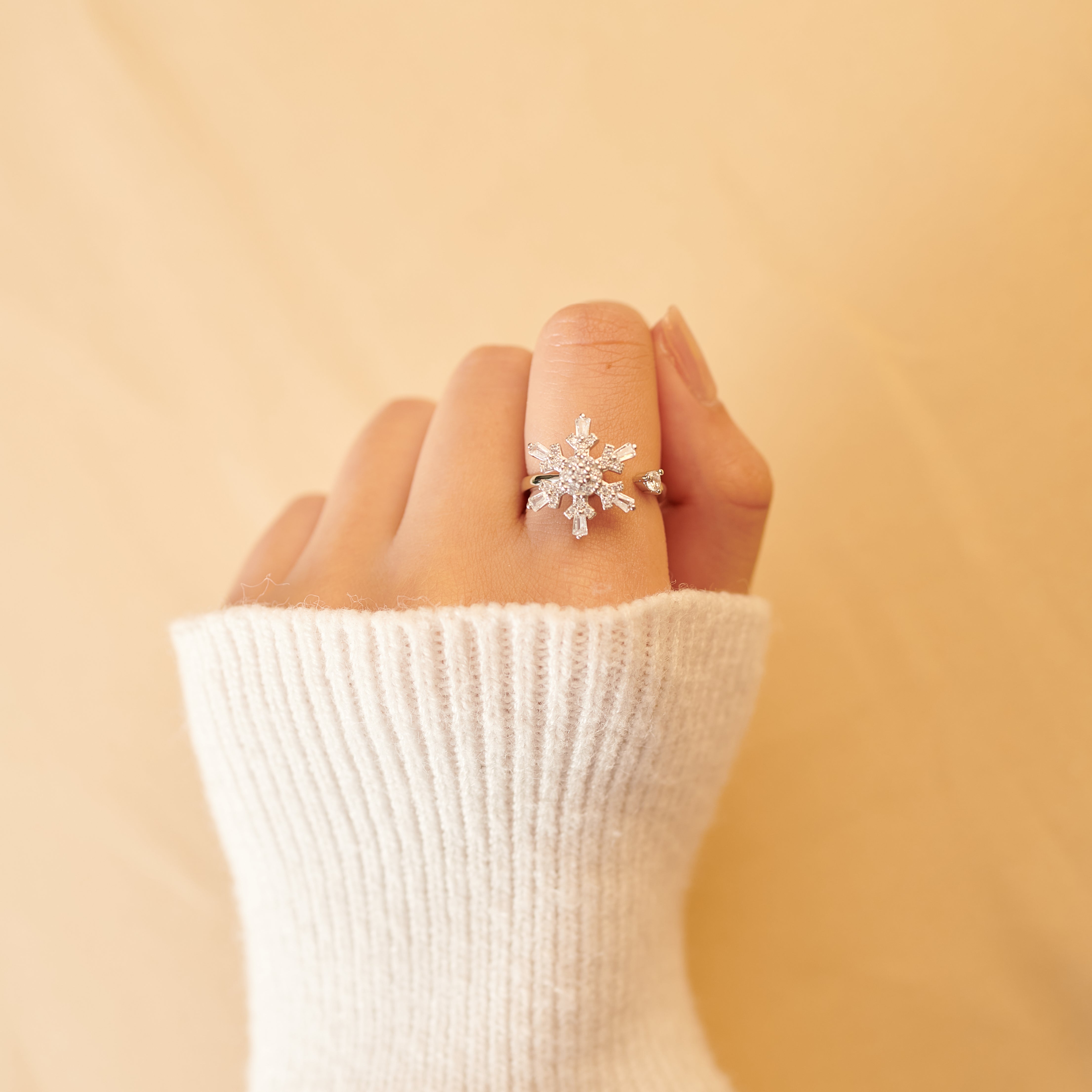 To My Daughter - Sparkle Like A Snowflake - Ring Gift Set