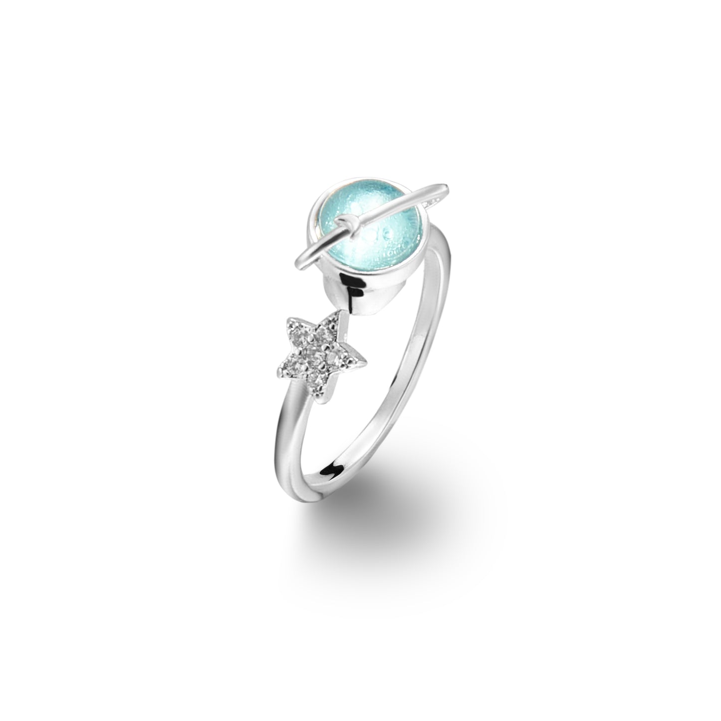 To My Daughter - Stars and Moons Anxiety Ring Gift Set