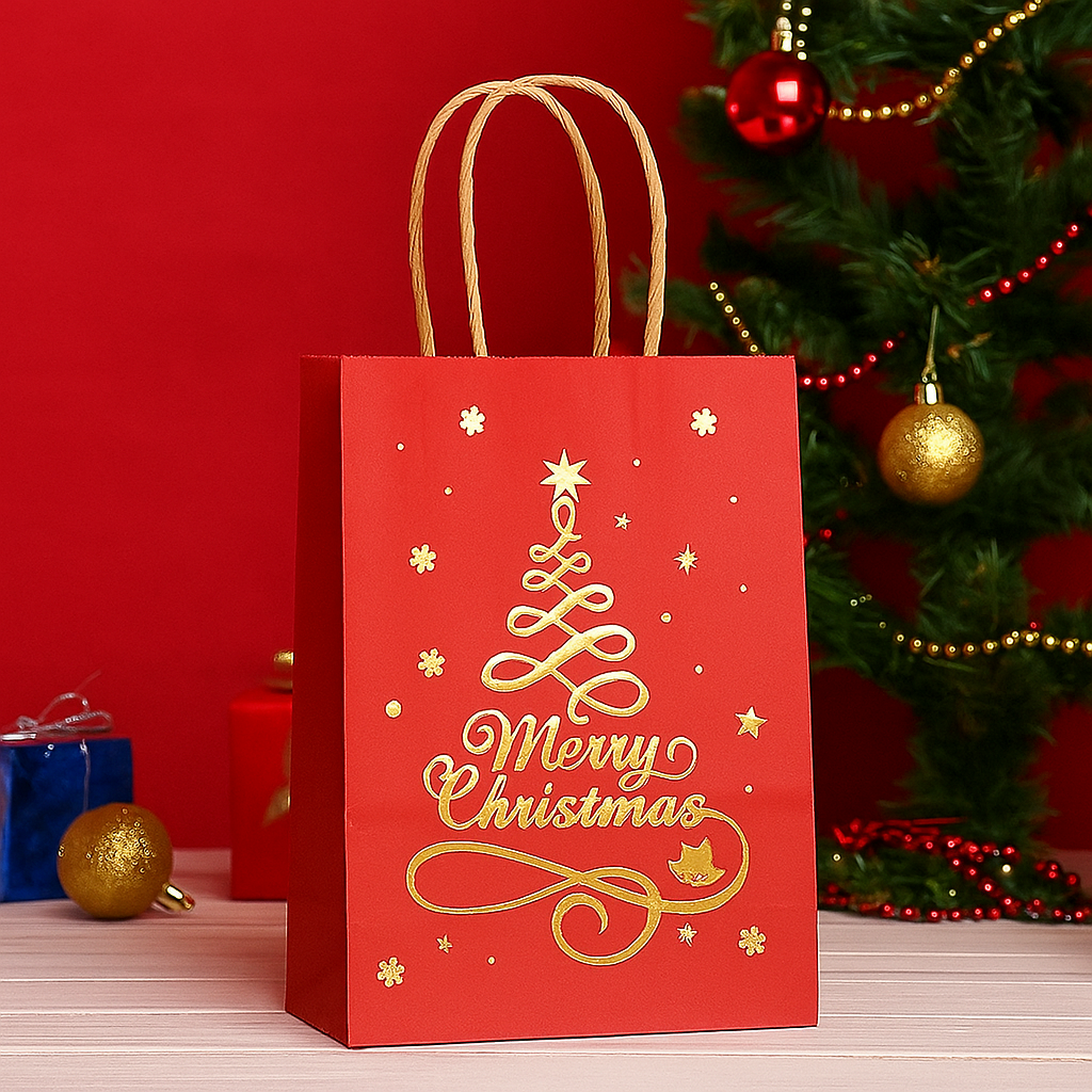 Xmas-Geschenktüten zu Ihrer Bestellung hinzufügen