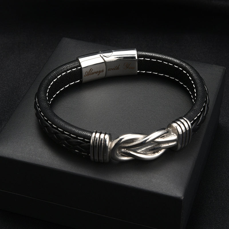 Geschenk-Set "Immer bei dir" Infinity Bond Armband