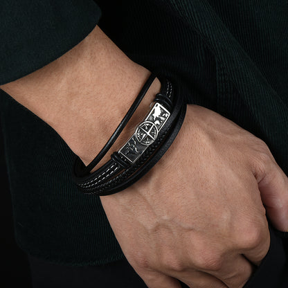 Enkelsohns Kompass Personalisiertes Armband Geschenkset