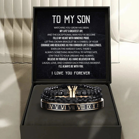 To My Son - Crowned By Love Armband Geschenk