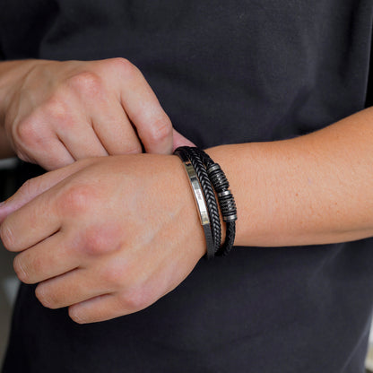 "Individuelles Armband für den Sohn "Forever Connected