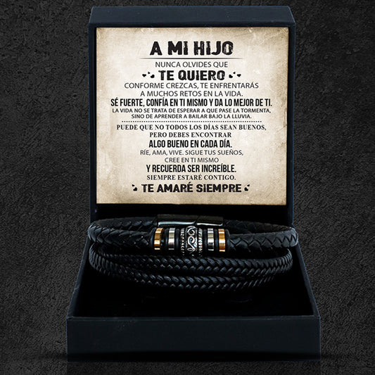 "A Mi Hijo" - Te Amaré Siempre Pulsera