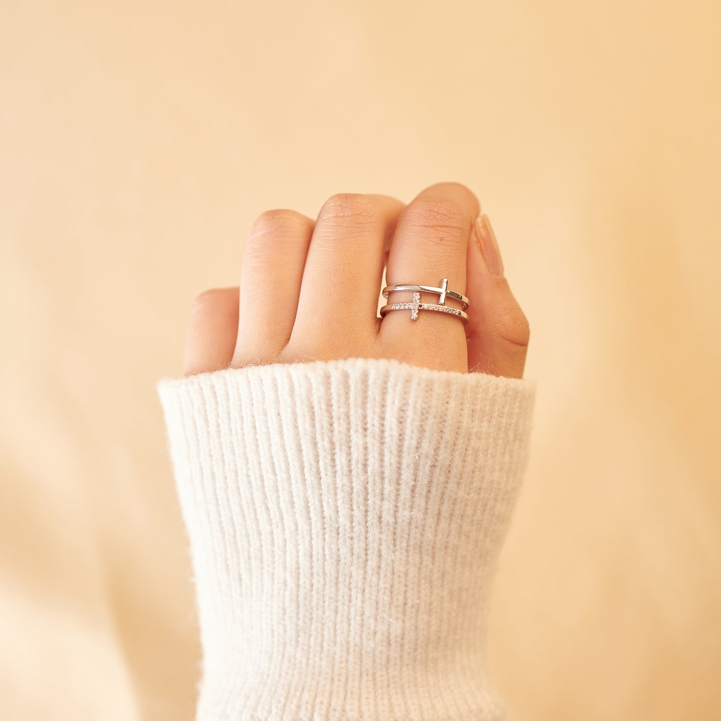 Für meine Tochter "Halte an deinem Glauben fest" - Ring-Geschenkset