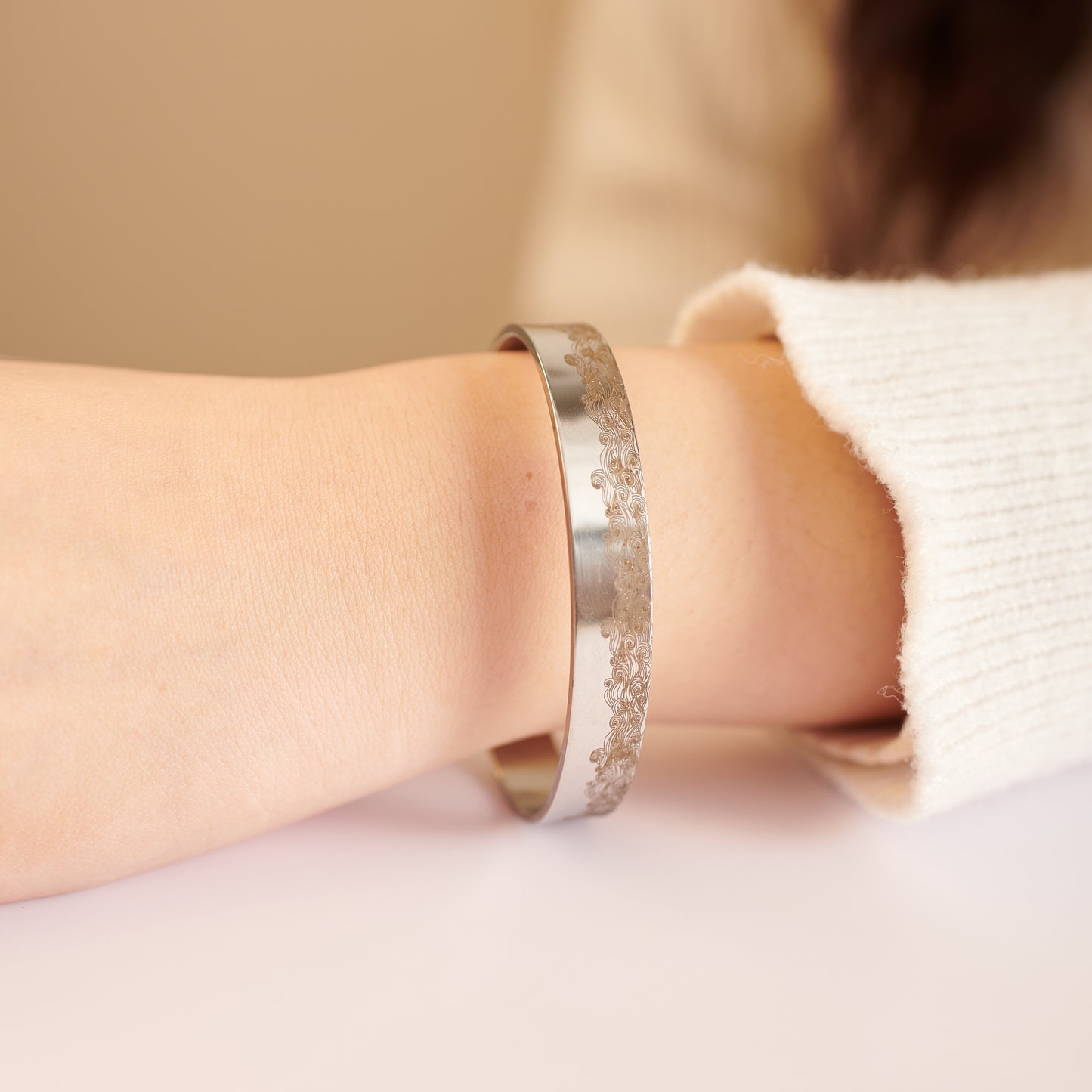 Für meine beste Freundin "Sisters By Heart" - Armband mit Gravur Geschenkset