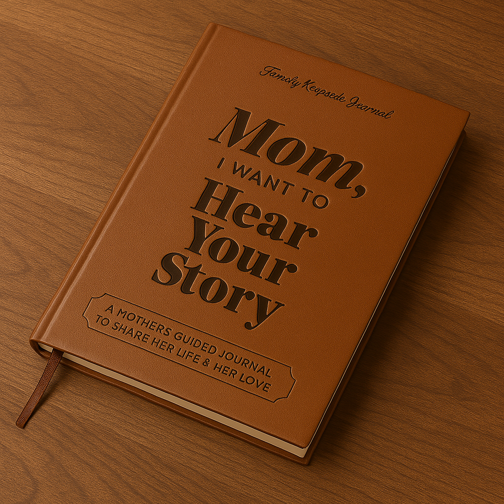 "Mamá quiero escuchar tu historia" - Diario guiado de una madre