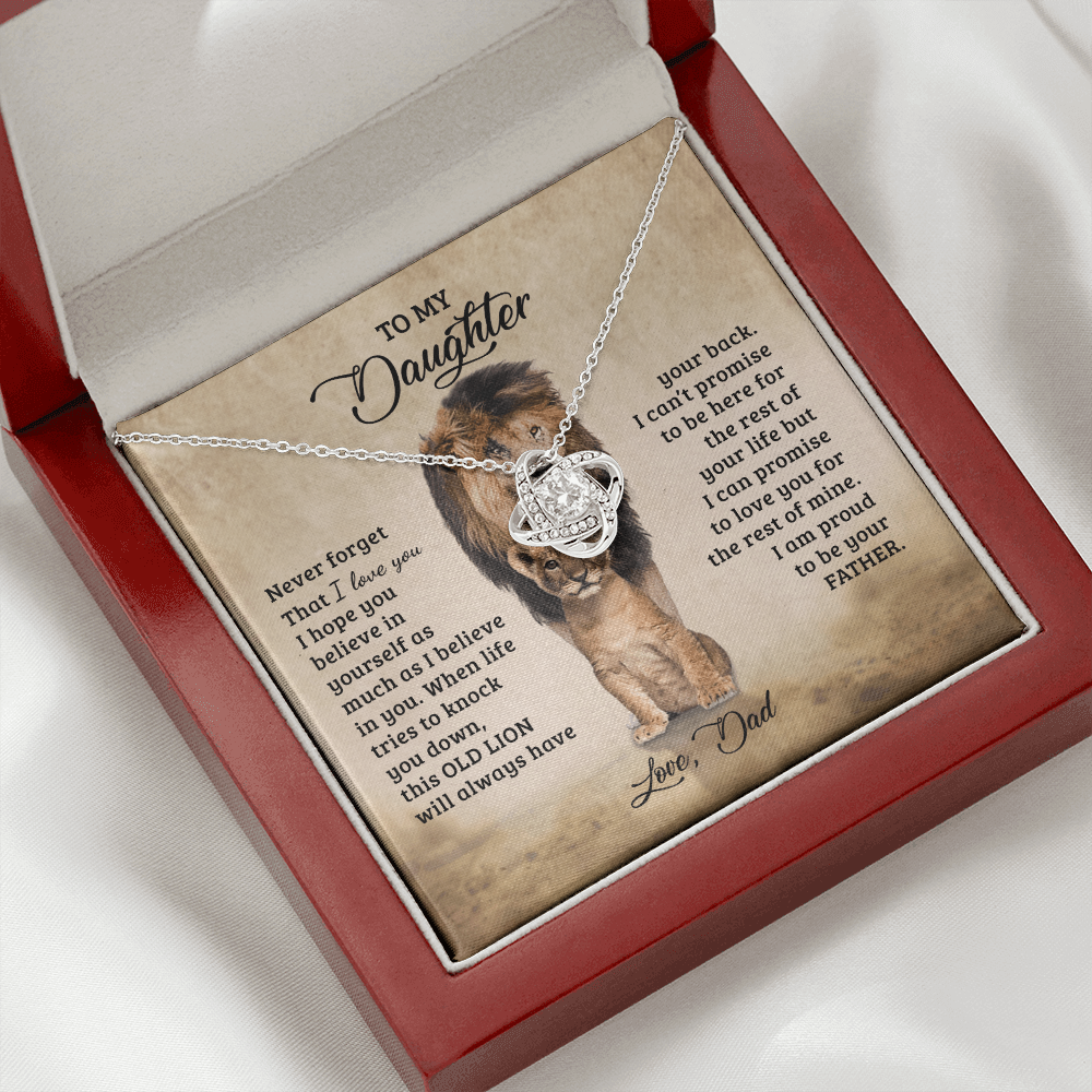 You'll Always Have Me - Collar de nudo de amor de padre a hija