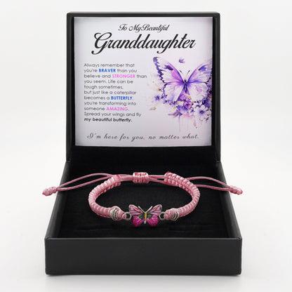 "Set de regalo pulsera mariposa "Wings To Fly