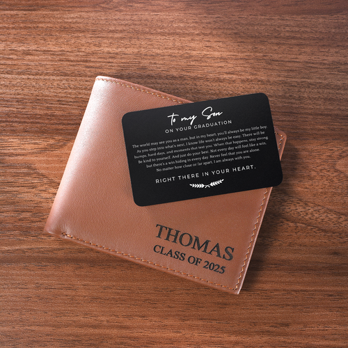 Always With You - Cartera y tarjeta de graduación personalizadas