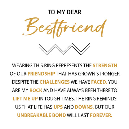 To My Bestfriend - Juego de anillos Highs and Lows