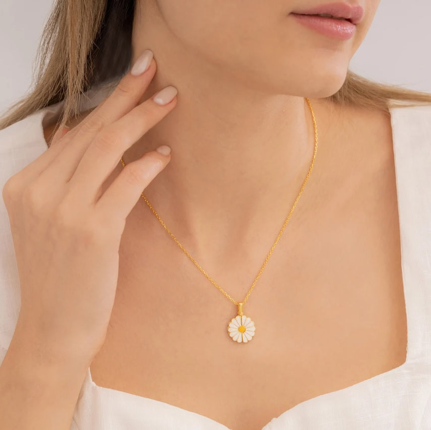 Collier Tournesol personnalisé pour fille