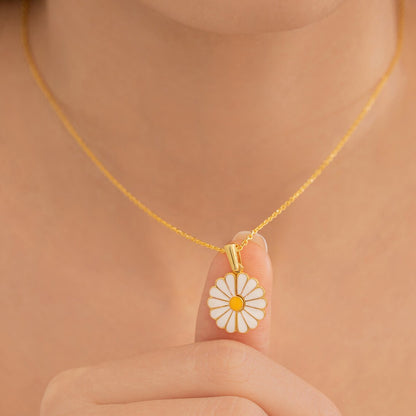 Collier Tournesol personnalisé pour fille