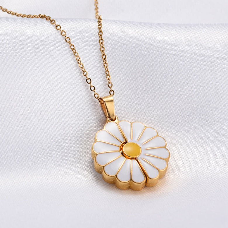 Collier Tournesol personnalisé pour fille