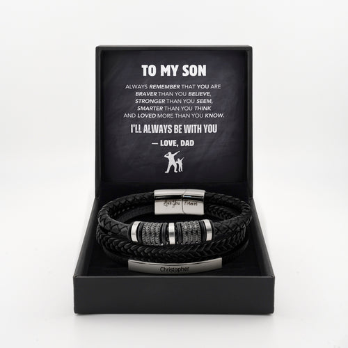 Son's Pride & Love Triple Stack Bracelet