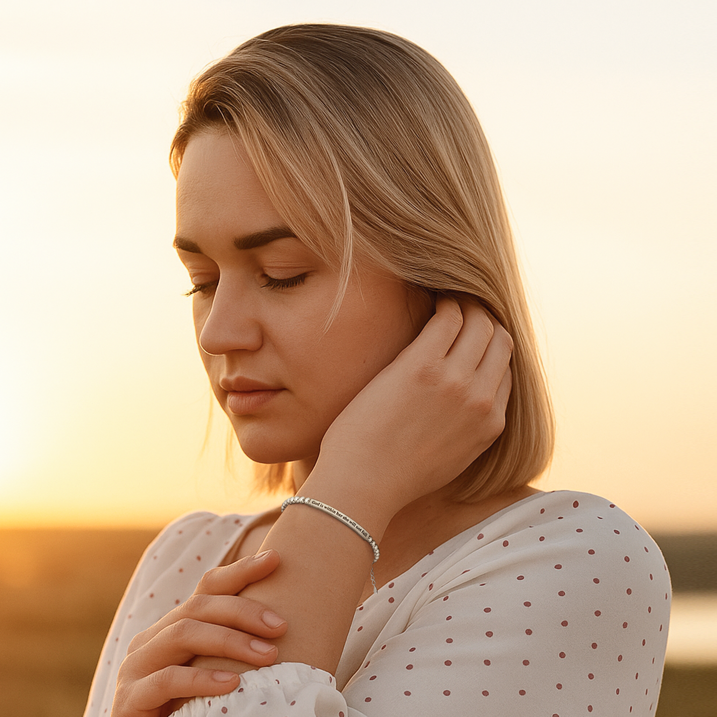 A ma petite-fille - Bracelet de foi et de courage