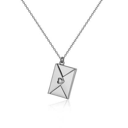 Collier de lettres d'amour "You Mean The World To Me" dans un coffret LED de luxe