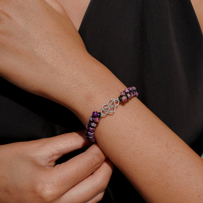 Coffret de bracelets de l'amour infini de la petite-fille