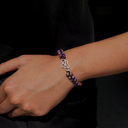 Coffret de bracelets de l'amour infini de la petite-fille