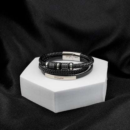 Son's Pride & Love Triple Stack Bracelet